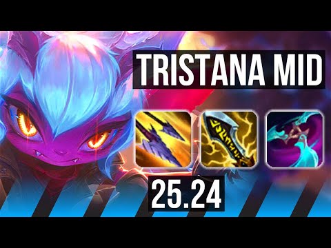 TRISTANA vs AKALI (MID) | EUW Master | 25.24