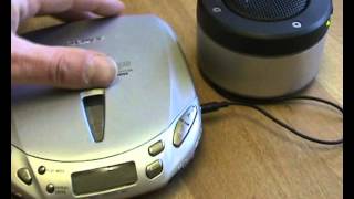 Sony Discman CD Audio Book Player 'Resume Play' re-starts CD from where you stopped, like a tape