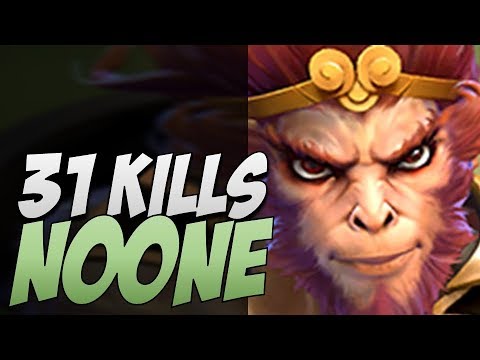 VP.Noone Monkey King with 31 KILLS SUPRISING | Dota Gameplay