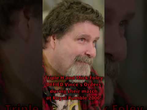 Triple H and Cactus Jack Mick Foley went AGAINST THE SCRIPT Vince McMahon laid out! Thumbtacks?! WWE