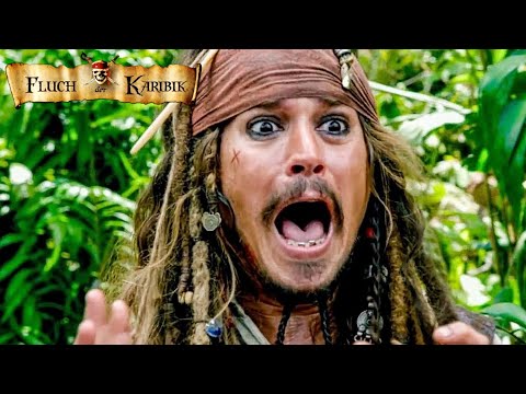 die LUSTIGSTEN Szenen mit Jack Sparrow - Fluch der Karibik BESTE Momente Teil 1