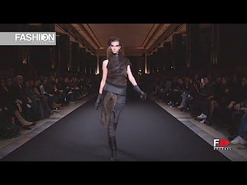 RICK OWENS Fall 2010 Paris - Fashion Channel