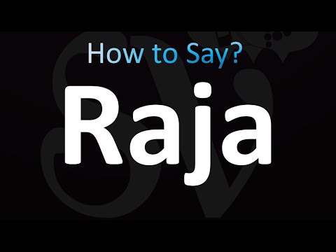 How to Pronounce Raja (correctly!)