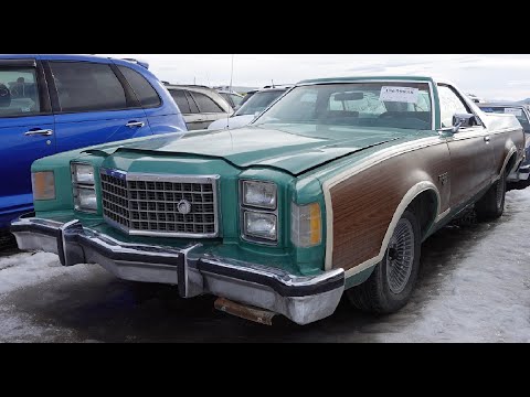 IAA Auto Auction ~ Classic Ford 1977 Ranchero Squire Pickup Car Truck Classics Flipping Cars