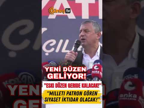Özgür Özel: "Yarışsız, Vizesiz Türkiye Sözümüz Söz!" #ÖzgürÖzel #YENİParti #Siyaset #Haber