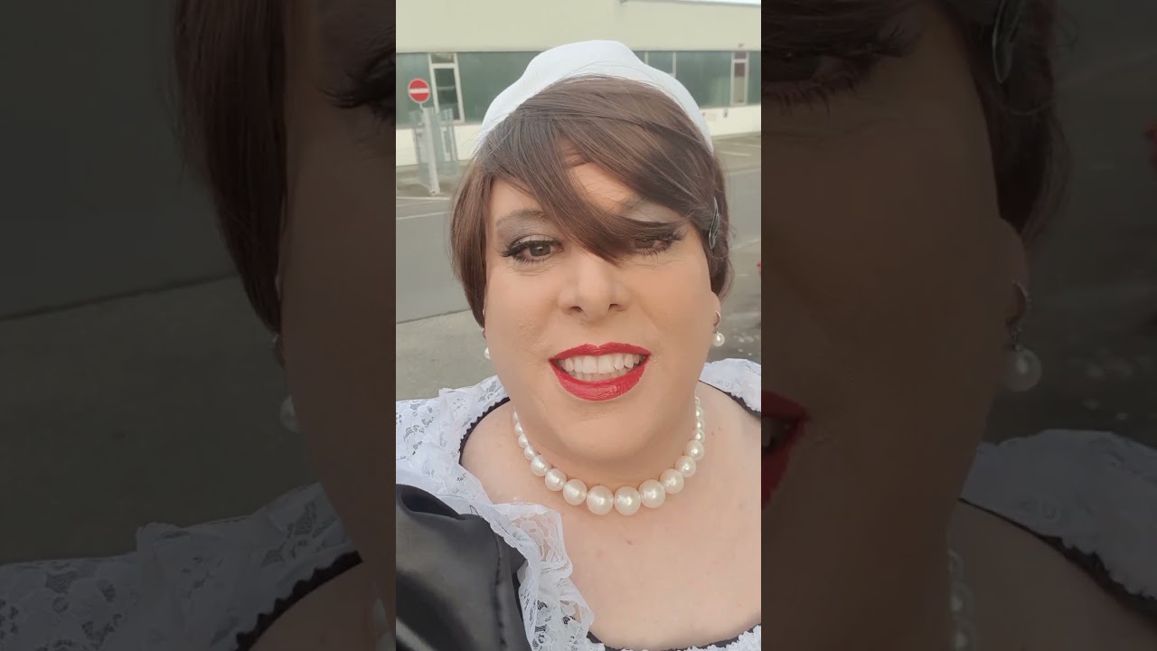 feminized sissy maid our in public