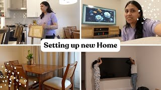 Furniture for New Home - Family Room is all set - Day in my Life in Edmonton