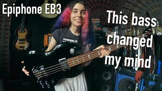 Video thumbnail for Epiphone EB3 - This Bass Changed My Mind by Cici Von Strangelove