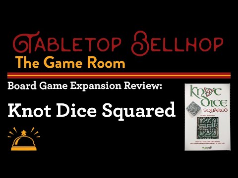 Board Game Review: Knot Dice Squared, an expansion for Knot Dice with 3 new types of knotwork dice