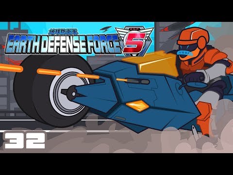 Let's Play Earth Defense Force 5 - Part 32 - Sweeping Monster Balls!