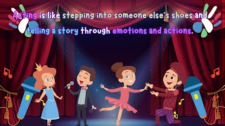Acting Tips for Kids - Stage Stars - Beginning actor Basics | An Animated Lesson 🎭🎬🦄