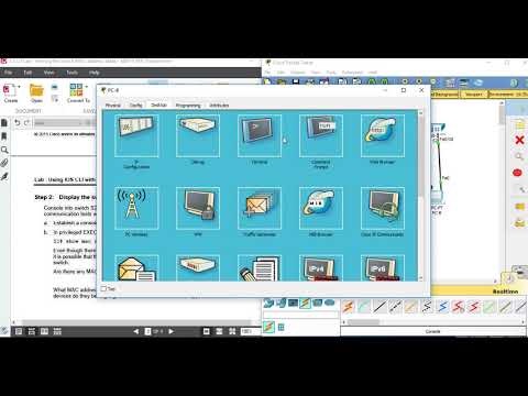 5.2.1.7 Lab - Viewing the Switch MAC Address Table