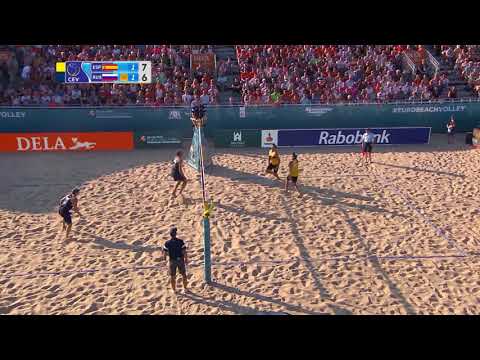 Herrera/Gavira and Semenov/Leshukov clash for the Bronze Medal | #EuroBeachVolley 2018