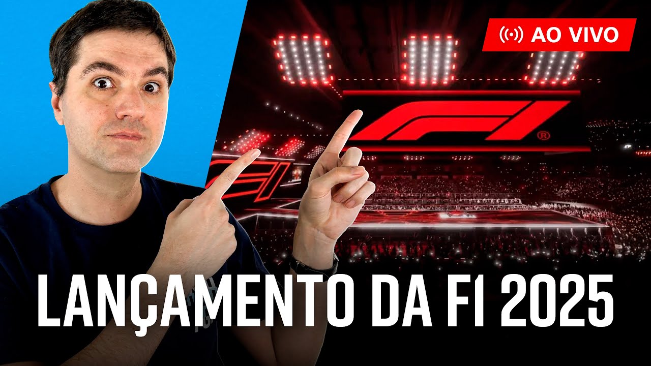 LIVE: Comentando o evento de lançamento da Fórmula 1 2025 em Londres.