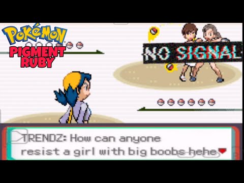 Battle with Electric Gym leader Joule Pokemon Pigment Ruby 04