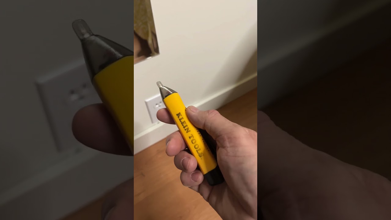 How to use a voltage tester .  #homerepair #DIYHomeImprovement #VoltageTester #ElectricalSafety