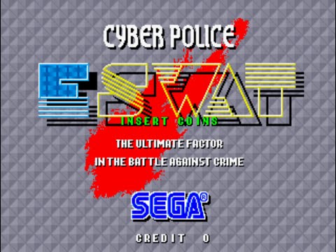 Cyber Police ESWAT Review for the Arcade by John Gage
