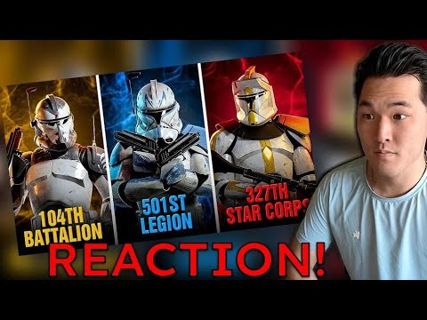 EVERY SINGLE Clone Trooper Battalion/Legion/Corps Explained! Reaction! | Red Five