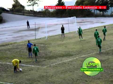 secondo  tempo partita calcio Martirano e Fortitudo Lamezia