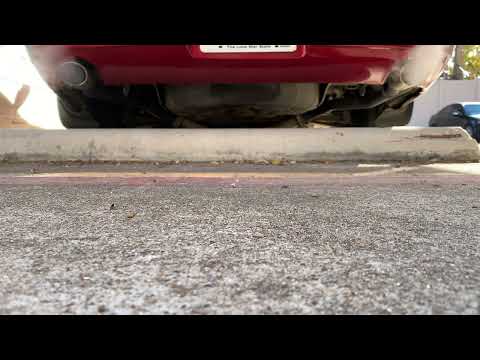 1UZFE stock cats, central 15150S resonator, dual cherrybomb m80 and flowmaster 10, cold start