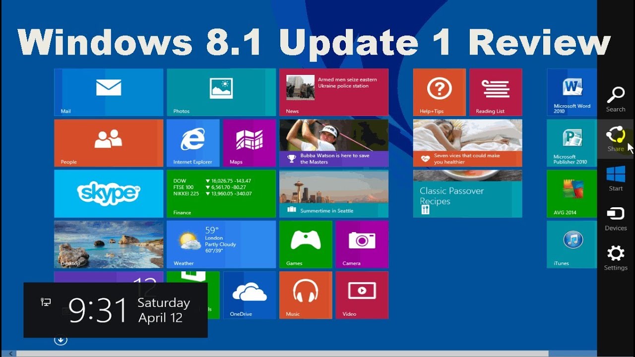 Windows 8.1 Review - Tips & Tricks - Beginners Tutorial Video Guide