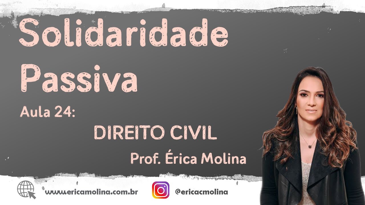AULA 24 - SOLIDARIEDADE PASSIVA