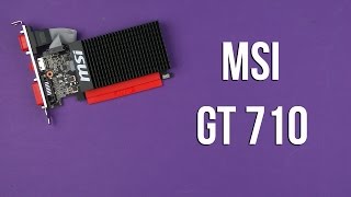 MSI GeForce GT 710 (GT 710 1GD3H LP) - відео 1