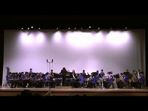 Kaimuki Middle School Symphonic Winds - Persis Overture - OBDA Parade of Bands - 04/13/2018
