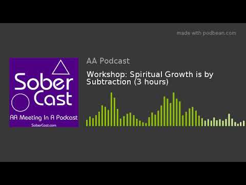 Workshop: Spiritual Growth is by Subtraction (3 hours)