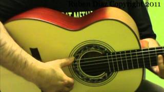 "Dictation Flamenco"  Lesson 3  Ruben Diaz "Convite"by Paco de Lucia  flamencoguitarlessons.eu