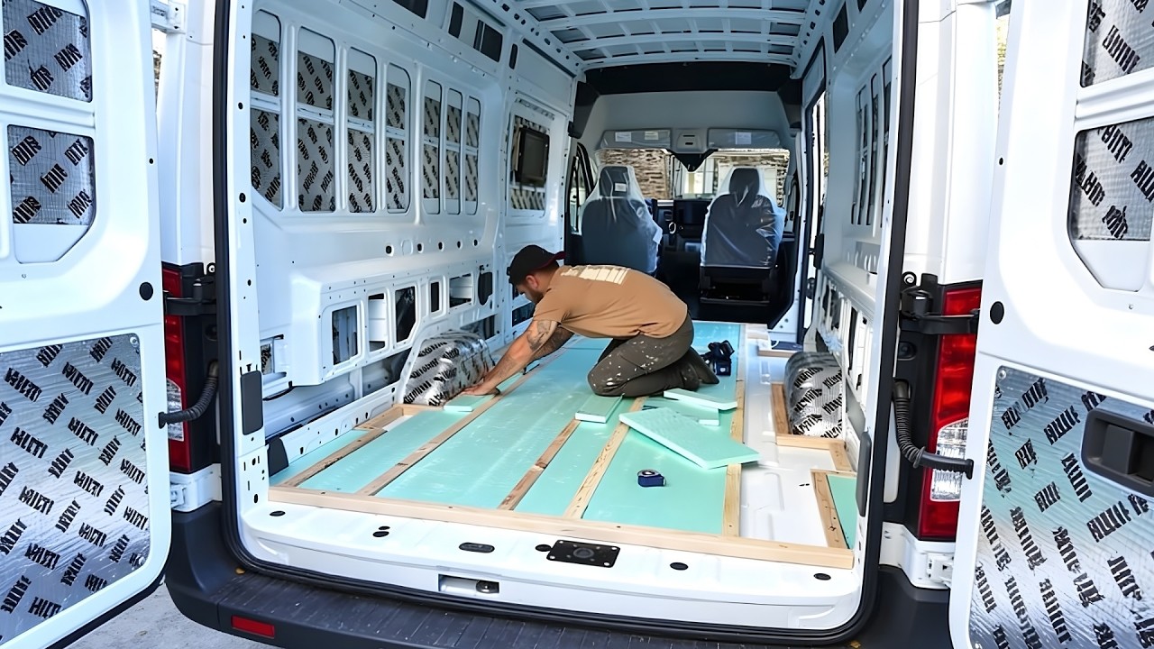 Man Builds Amazing DIY CAMPERVAN From a Normal Van | Start to Finish by @buildersblueprint