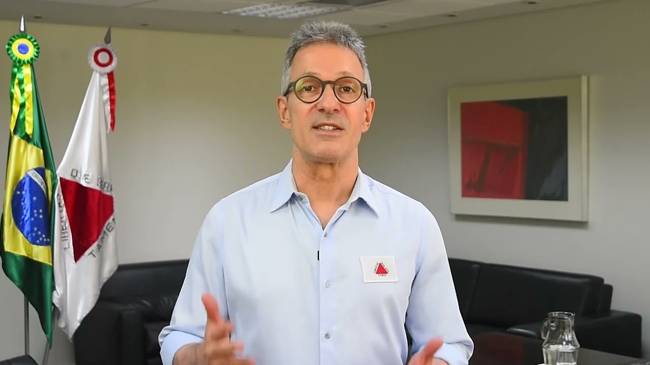 Governador Zema cumprimenta prefeito eleito de Pompéu