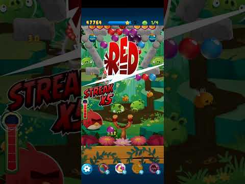 Angry Birds Pop Bubble Shooter Hard Level 520 3 STARS NO BOOSTERS #angrybirdspopbubbleshooter