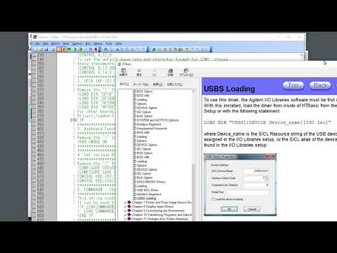 HT Basic  VNA USB connection