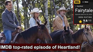 What are the 3 top-rated episodes of Heartland according to IMDB