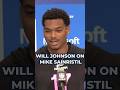 Will Johnson Is NOT SURPRISED Mike Sainristil Is Succeeding In The NFL #shorts #goblue