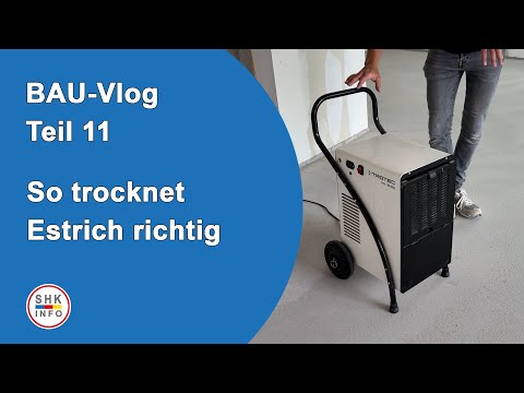 Typische Fehler bei der Estrichtrocknung – und wie du sie vermeidest