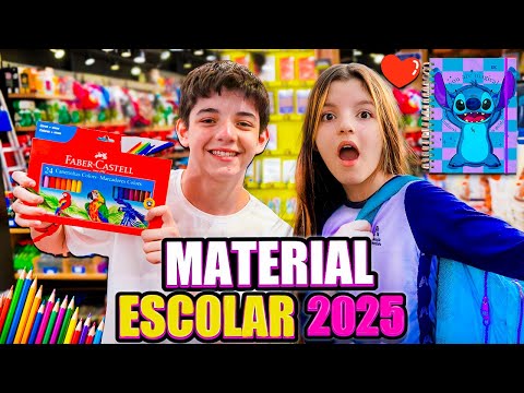 COMPRANDO NOSSO MATERIAL ESCOLAR 2025
