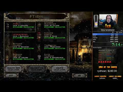 Diablo 2 Any% Normal HC Assassin - 1:22:57