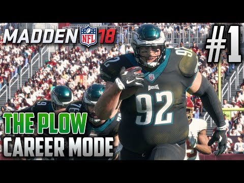 Madden 18 Career Mode | The Plow (HB) | EP1 | THE 7 FOOT TALL, 400 POUND POWER RB IS BACK