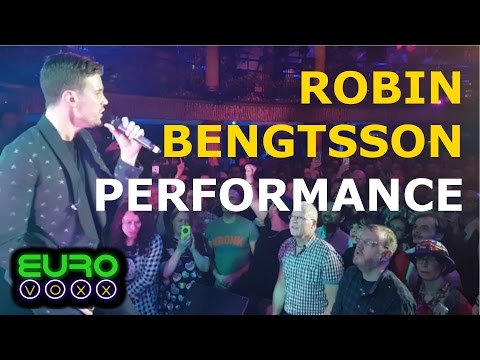 Full Robin Bengtsson performance!! #LondonEurovisionParty #Eurovoxx