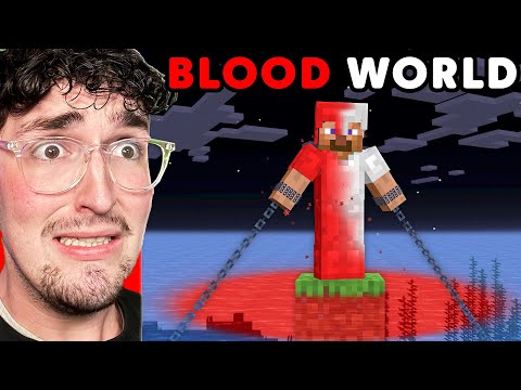 Shark - I Scared My Friend with BLOOD World in Minecraft