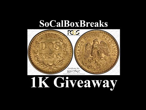 Thumbnail for SoCalBoxBreaks 1K Giveaway - 1920 Dos Peso GOLD!!! PCGS