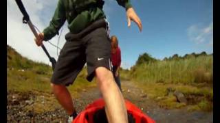 preview picture of video 'Kayaking, Isle of Doagh, Donegal, Ireland'