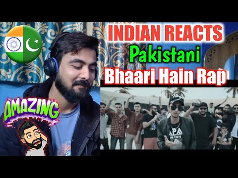 Indian Reaction On Bhaari Hain | Talha Yunus,Talha Anjum | Young Stunners