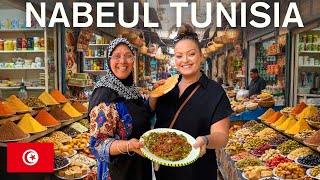 Trying Tunisian Street Food | Nabeul‎ Local Market TUNISIA