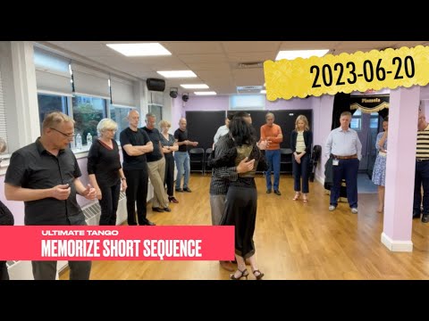 Ultimate Tango Wisdom presents memorize one sequence a week