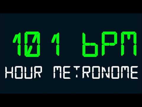 101 BPM (Beats Per Minute) Hour Metronome
