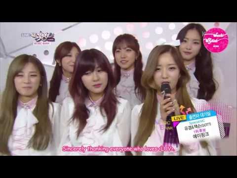 [SoshiAPinkSubs][141205] KBS2 Music Bank Waiting Room - A Pink Cut