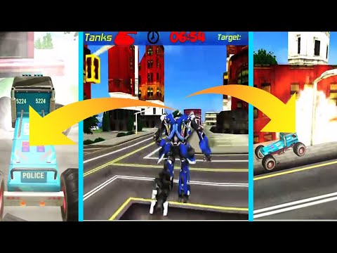 Us Police Monster Truck Robot I पुलिस मॉन्स्टर ट्रक रोबोट गेम I Amazing Police Monster Truck Game
